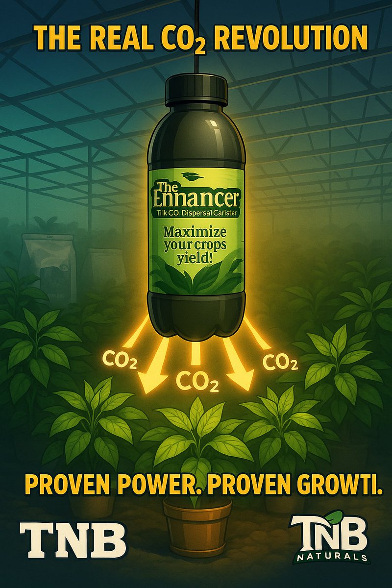 tnbnatural's tweet image. 🌿 The Real CO₂ Revolution Has Arrived 🌿
Stop settling for weak results — boost your grow with the #1 natural CO₂ system trusted worldwide.
⚡ Proven Power. Proven Growth. ⚡
👉 tnbnaturals.com
#TNBNaturals #GrowStrong #CO2Power #GreenhouseGrow #Hydroponics #GrowTNB