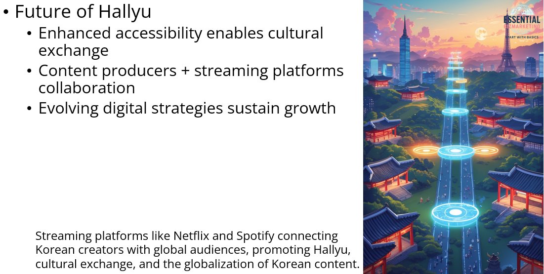 thebizbasics's tweet image. The future of Hallyu lies in digital collaboration—streaming, brands, and creators evolving together.

Cultural reach becomes economic power.

🔗 essentialbizmarketing.com/blog/internati…

#Hallyu #DigitalCulture #GlobalBusiness