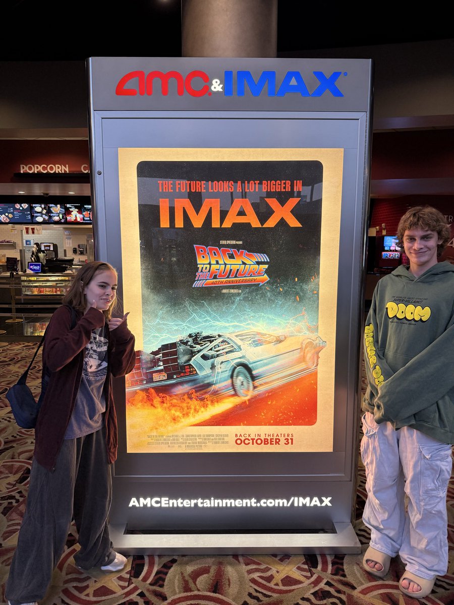 #BackToTheFuture in IMAX was heavy. And a dream. My density is complete.