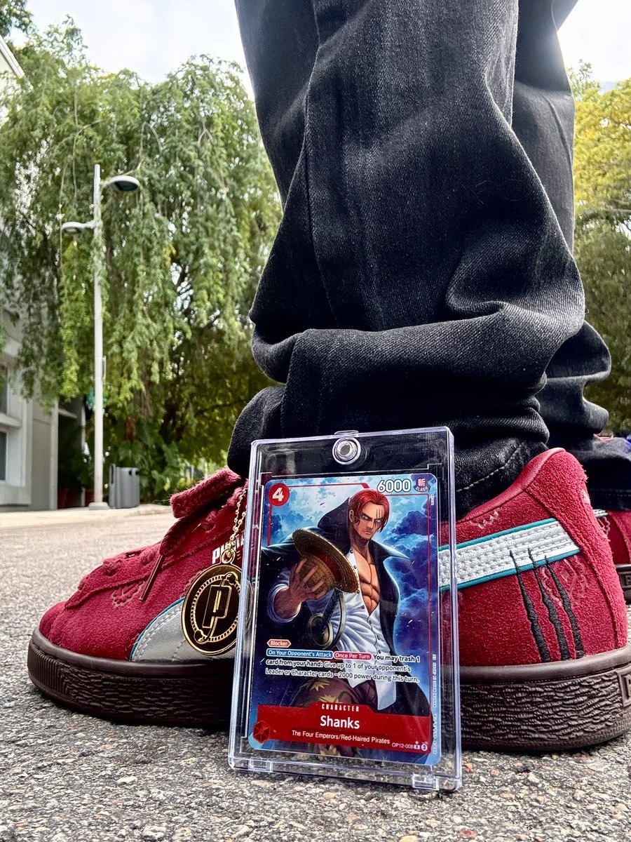 Pulled this OP12 Shanks Alt Art today, so it’s only right to bring out the Shanks shoes🔥🏴‍☠️