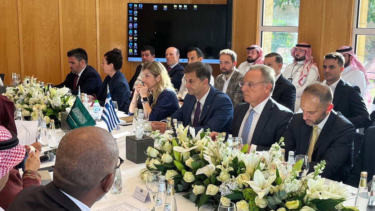 📍 Ριάντ, 27–29.10 I Επίσκεψη Υφυπουργού Εξωτερικών, Χάρη Θεοχάρη, στη Σαουδική Αραβία

🔗 mfa.gr/episkepsi-yfyp…