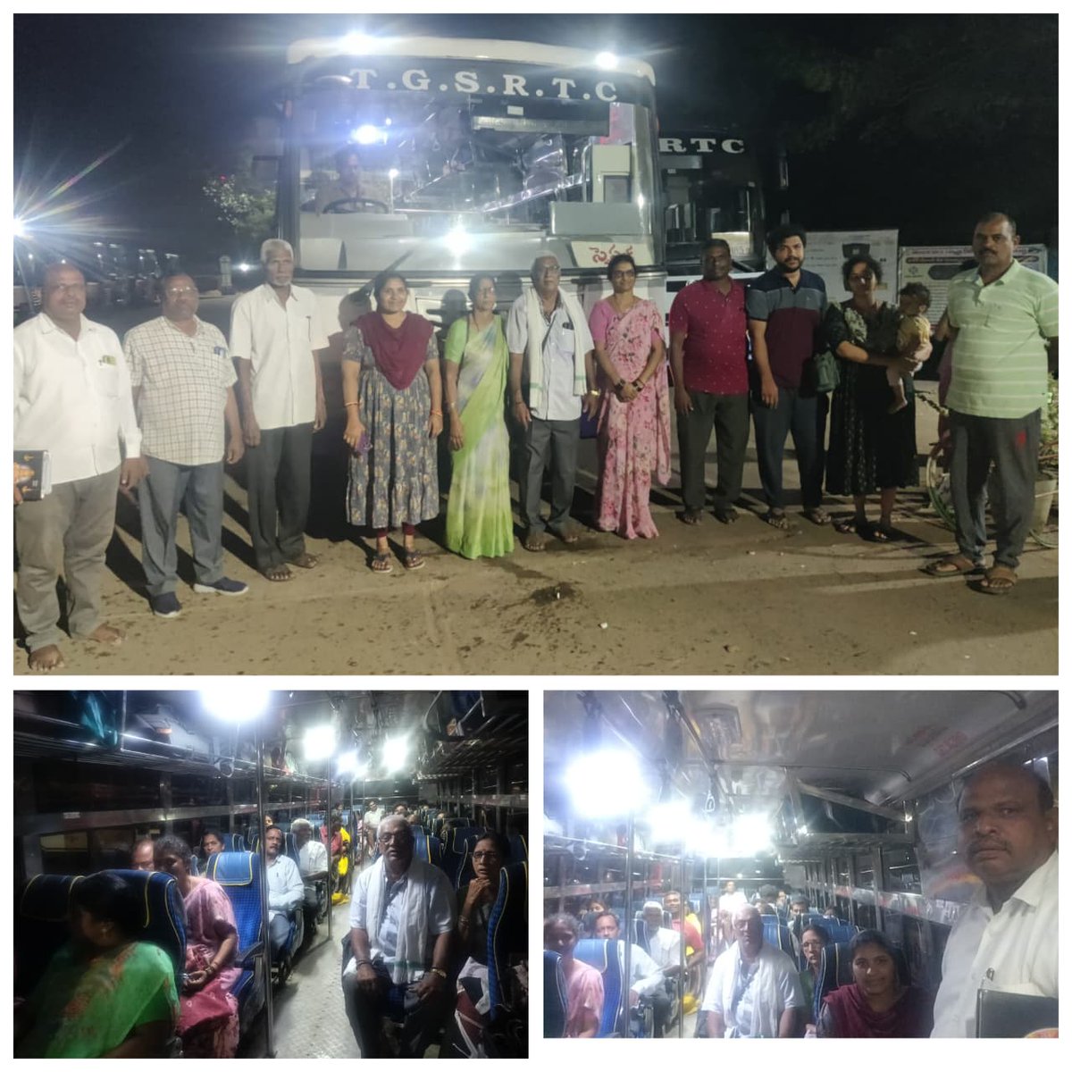 dmspltsrtc's tweet image. *సత్తుపల్లి నుండి అన్నవరం కు ఈరోజు రాత్రి 23.00 గంటలకు డీలక్స్ బస్సు 40 మంది భక్తులతో బయలుదేరినది*