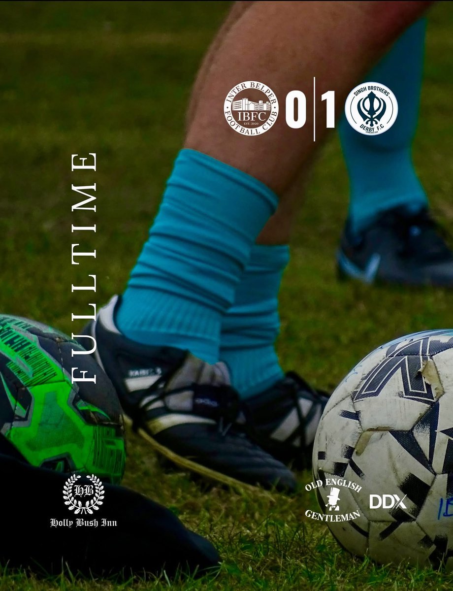 interbelper's tweet image. Tough one to take today. First half penalty for the visitors and what we felt was a late equaliser not given means we exit the Derbyshire Cup. 

Lads gave a fantastic account of themselves against an established side from the league above 🩵