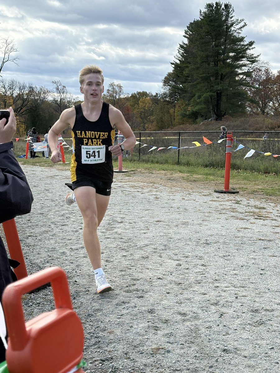 Piotr Dymnicki wins the North 2, Group 1 inidividual title for <a href="/HanoverParkHS1/">Hornets</a> .