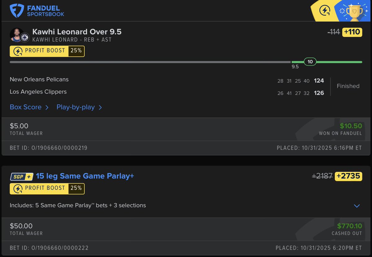 BankrollOdds's tweet image. IF THIS POST HITS 500 LIKES AMD 200 REPOST ILL GIVEAWAY $100 TONIGHT!!!
Comment your cashapp
🎯Longshot win from last night (even though I cashed out) 🎯