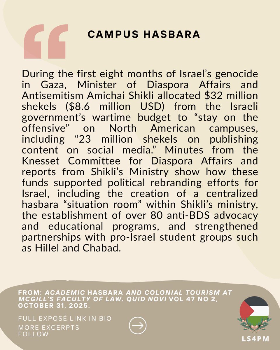 Law Students for Palestine at McGill tweet media