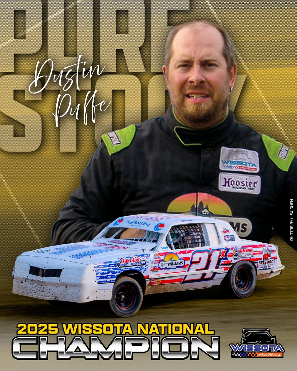 𝗪𝗜𝗦𝗦𝗢𝗧𝗔 𝗣𝘂𝗿𝗲 𝗦𝘁𝗼𝗰𝗸 𝗡𝗮𝘁𝗶𝗼𝗻𝗮𝗹 𝗖𝗵𝗮𝗺𝗽𝗶𝗼𝗻
Dustin Puffe

Read more at wissota.org/press/article/…