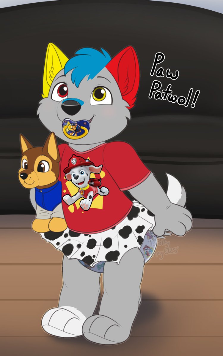 A cutie watchin paw patrol for <a href="/Lokipup38/">Lokipup</a> !!