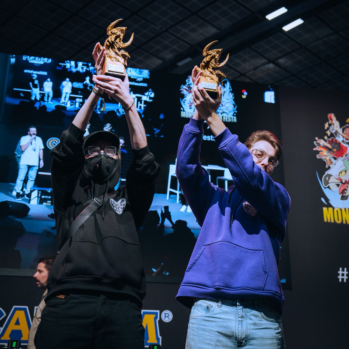 🏆 Félicitations à l’équipe Hunter's Pride, grande gagnante du  Monster Hunter Wilds France Championship avec un temps de 02'18''69 ! 🎉
 
Un immense merci à tous les participants venus de toute l’Europe pour cette compétition épique ! 🐉
 
#MHFesta2025 #CapcomPGW25