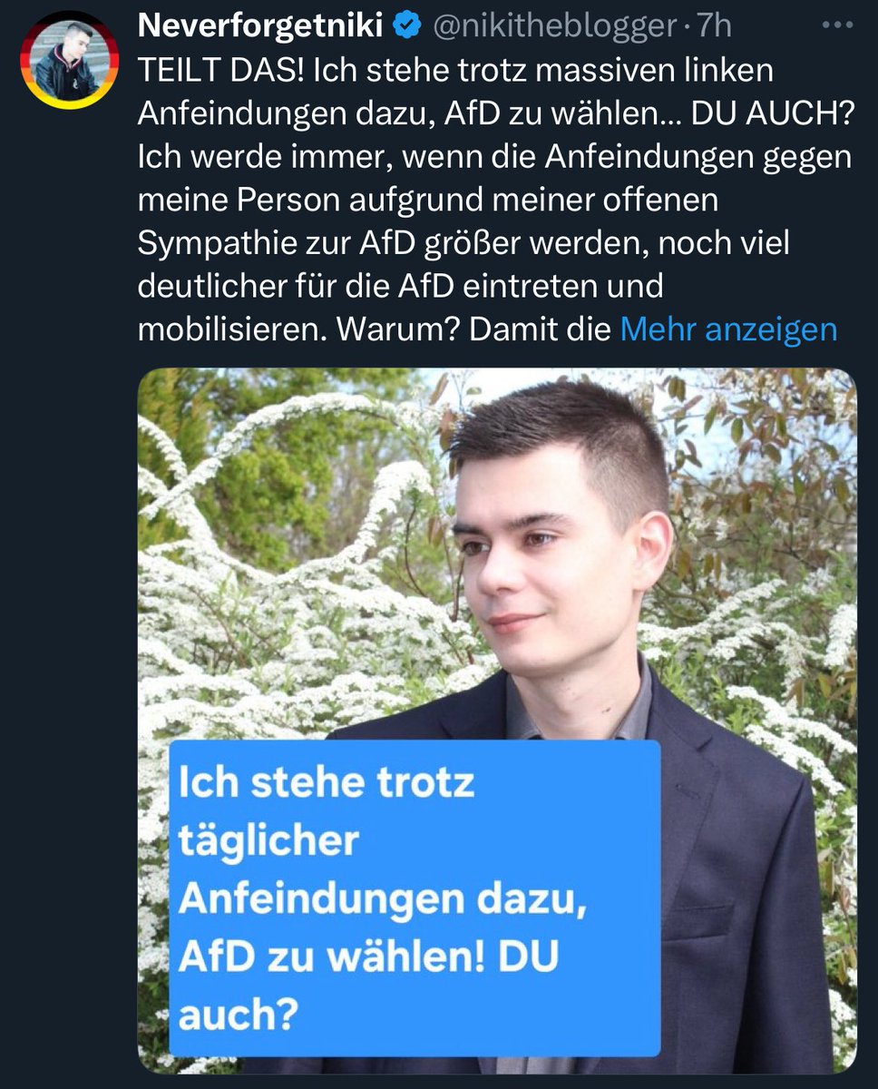 In keiner Inkarnation werde ich einen rechten Haufen Lappen wählen. 

Ich wähle LINKS, trotz rechter Anfeindungen und dazu stehe ich.