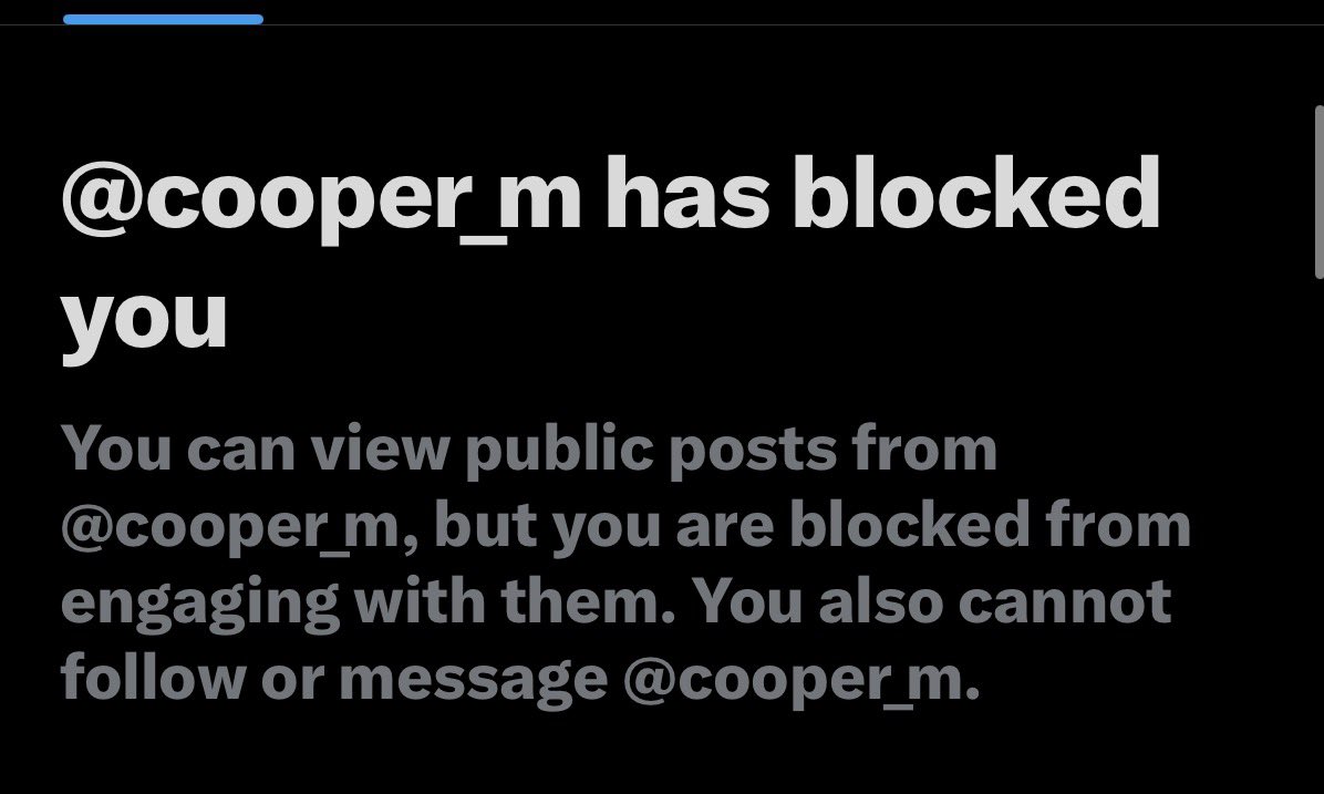 techbuzzinfo's tweet photo. Problem with Matt Cooper is he can't take constructive criticism and blocks you Yates kept calling him out Cooper is a squeeky little shill #pathtopower https://t.co/SHVHP0i1zf