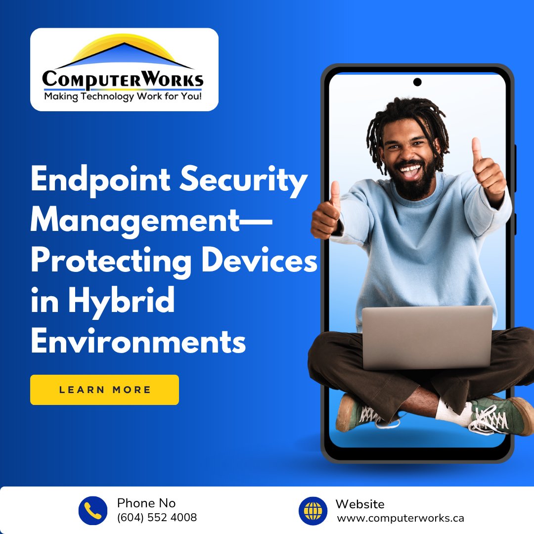 Computer_Works_'s tweet image. Remote and on-site teams need strong protection.
Our latest blog explains how Endpoint Security Management keeps your devices secure in hybrid environments.
Check it out now: bit.ly/4ojDRMc