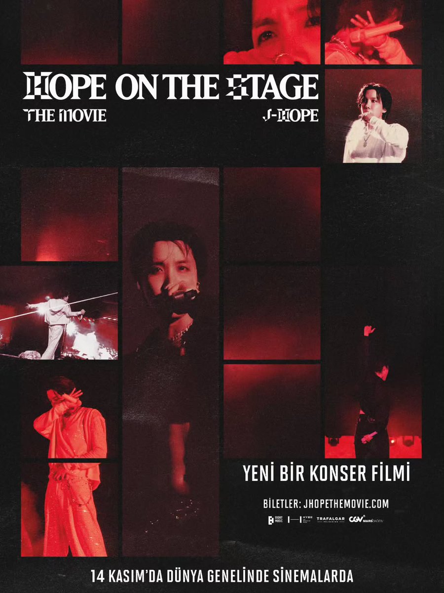 🎬🇹🇷| 14 kasım’da Hoseok’un “Hope on the stage” konser filmi Türkiye’de de vizyona giriyor!! 🥹💜🍿 
Sabırsızlıkla bekliyoruz!! 🫶✨