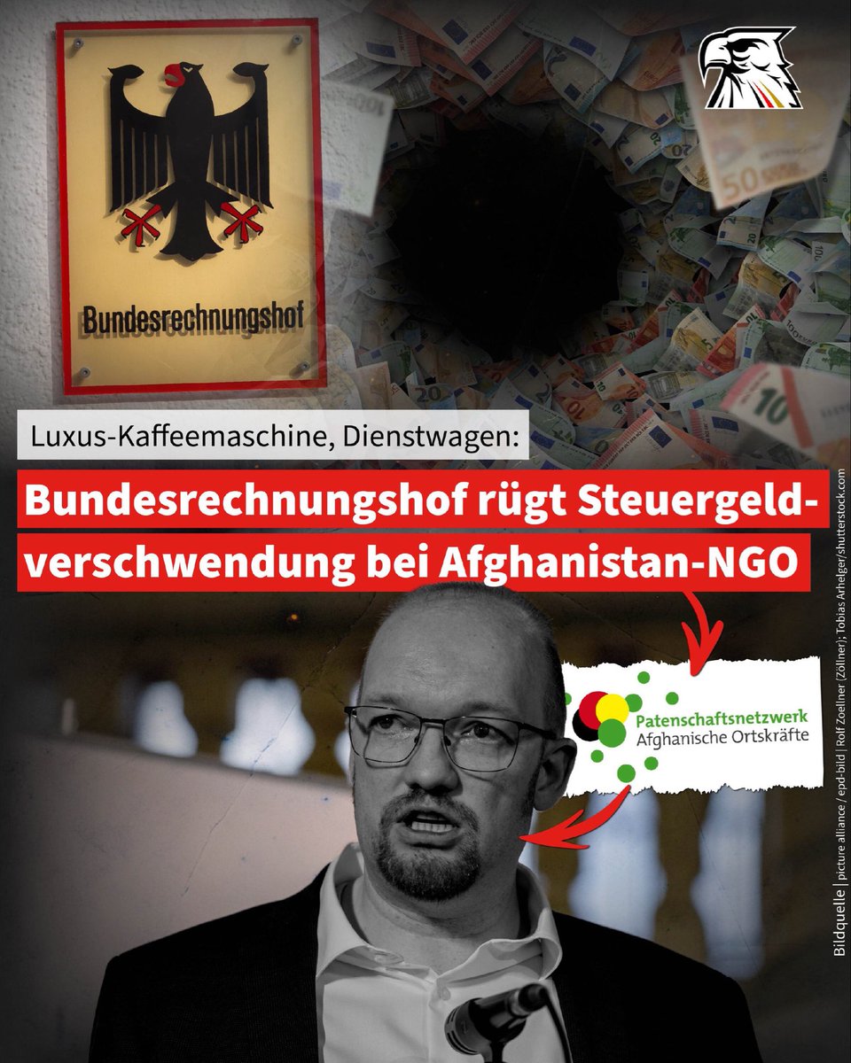 ‼️👉☄️Luxus-Kaffeemaschine, Dienstwagen: Bundesrechnungshof rügt Steuergeldverschwendung bei Afghanistan-NGO

👉Eine Kaffeemaschine für 200 Euro, auffällig hohe Reisekosten und nebulöse Ausgabenposten wie Dienstwagen und Workshops: Der Bundesrechnungshof (BRH) kritisiert in einem