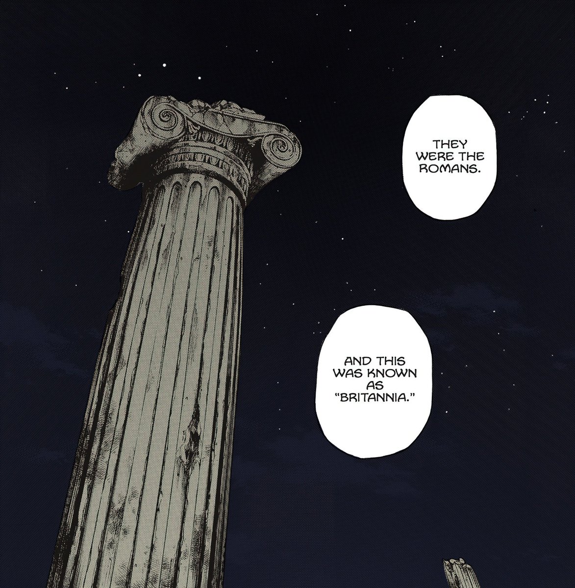 sanstitre2000's tweet image. I think that one scene in Vinland Saga really captures perfectly the feeling of living among great ruins