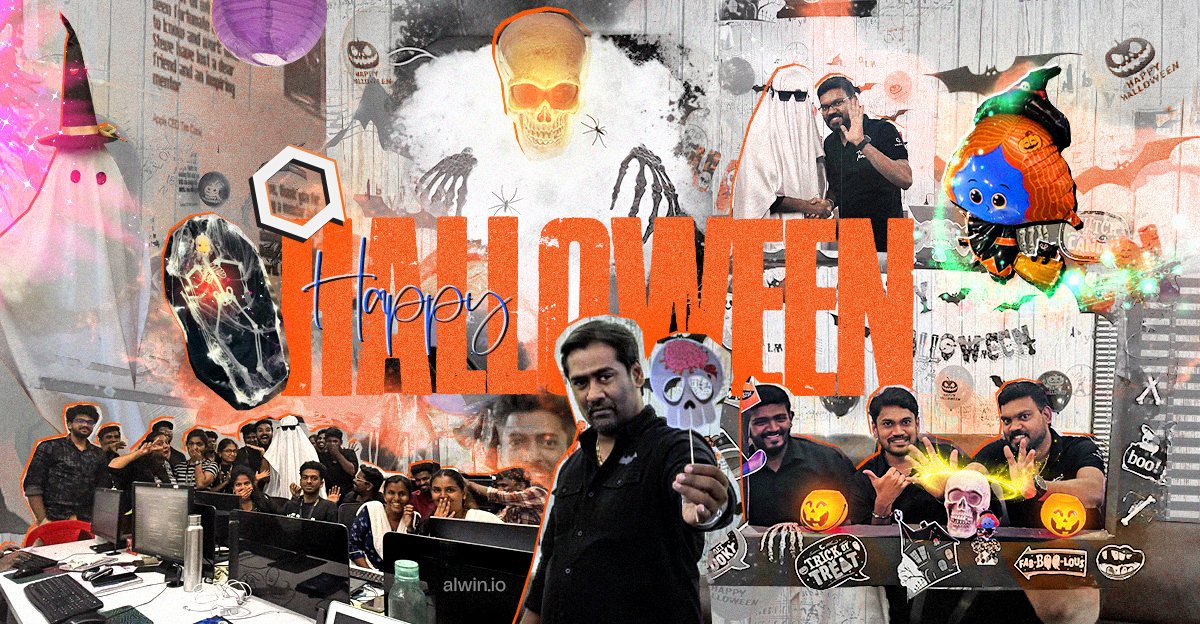AlwinTechnology's tweet image. 🎃 Spooks, laughs &amp;amp; teamwork at #WeAlwin! 👻

Our workspace turned into a mini haunted carnival for #Halloween2025 filled with fear, fun &amp;amp; creativity! 💀🕸️

Here’s to more team spirit &amp;amp; spooky vibes ahead! 🧡

#HappyHalloween #SpookyVibes #OfficeFun #LifeAtWeAlwin #Team