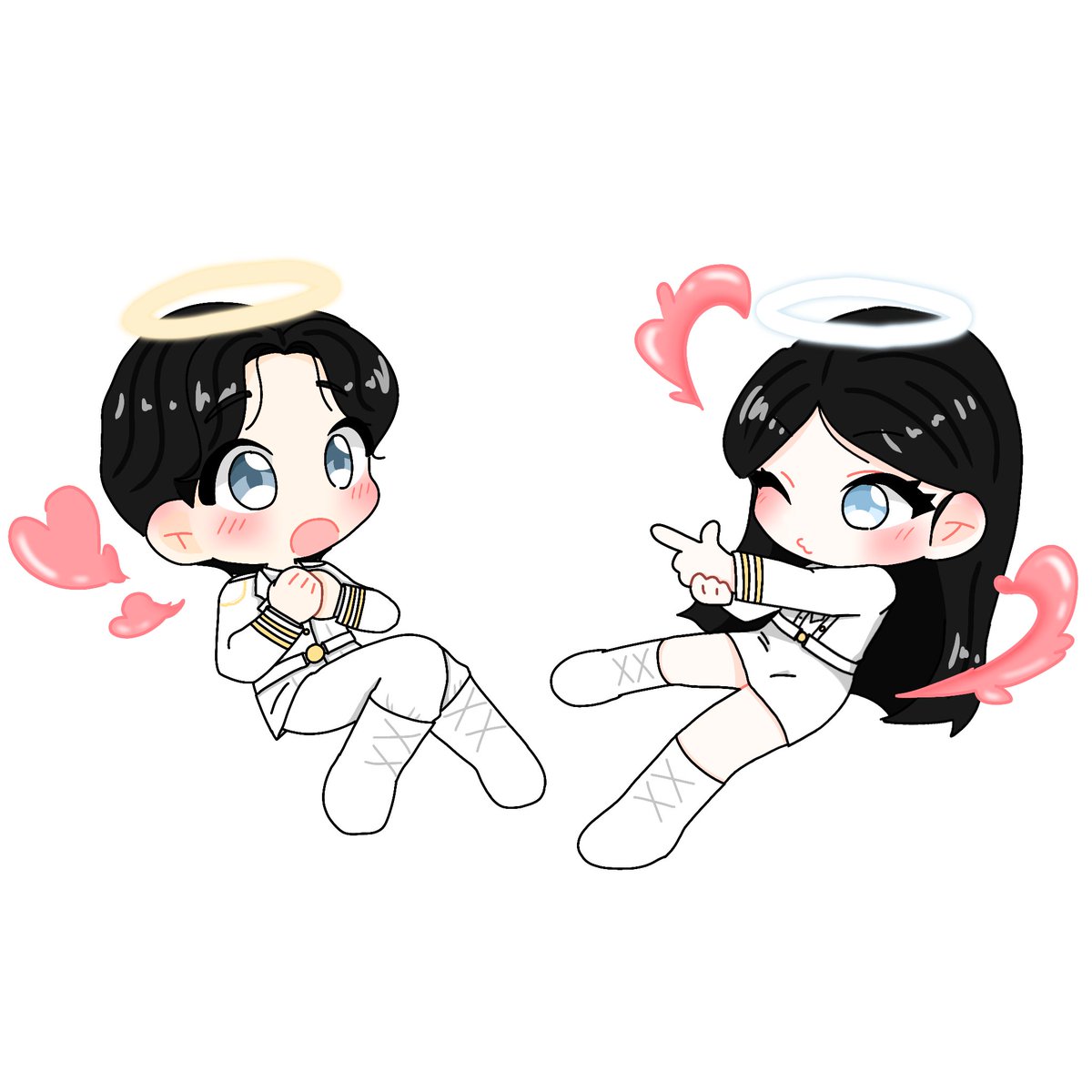 Miya_Ichgo's tweet image. 1이 친구네 깐부 2가 나랑 내 깐부
근데 난 왜 내 캐릭터보다 다른 사람 캐릭터를 더 잘 그리게 되는 것잉가.