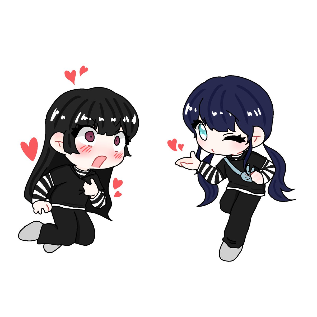 Miya_Ichgo's tweet image. 1이 친구네 깐부 2가 나랑 내 깐부
근데 난 왜 내 캐릭터보다 다른 사람 캐릭터를 더 잘 그리게 되는 것잉가.