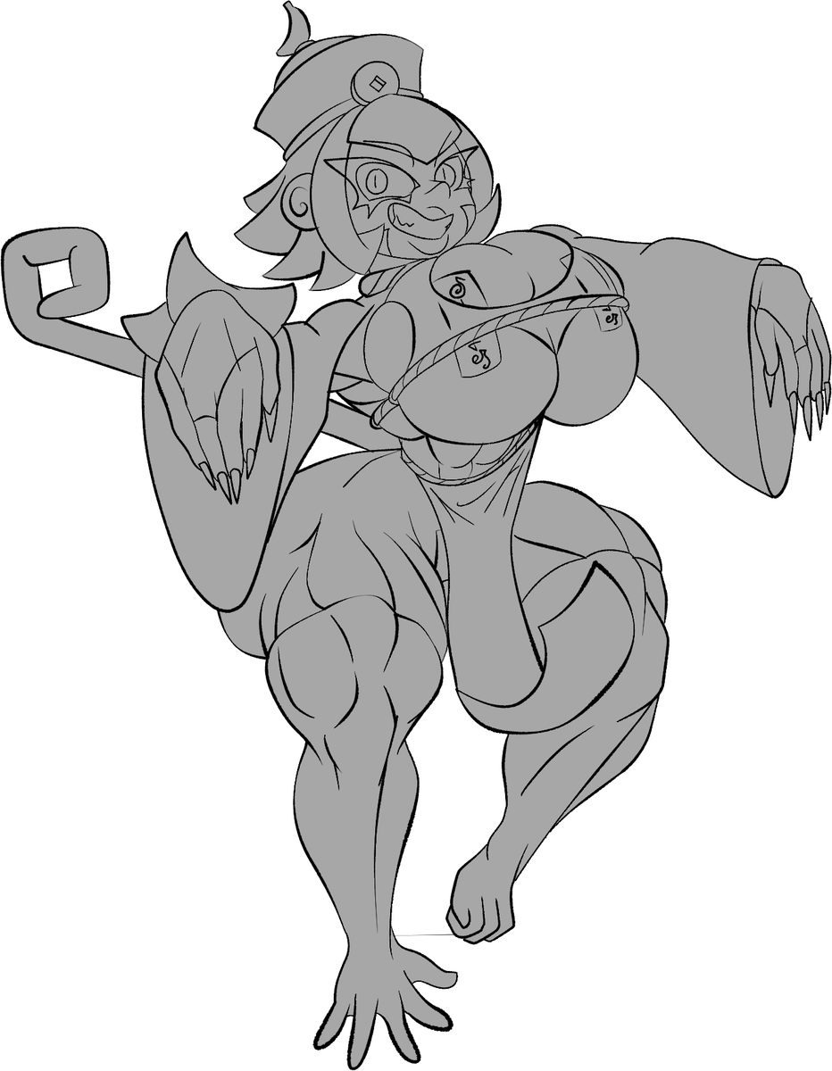 Man im late but hey, better late than never! so heres 
<a href="/momkeyafterdark/">Momkey After-Dark</a> in a jiangshi costume!