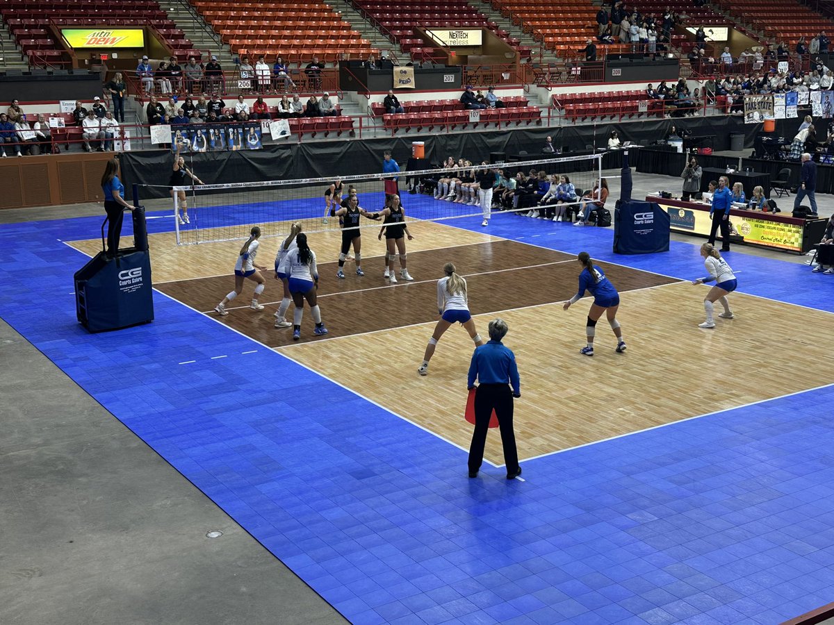 Here we go…State Semifinal volleyball from Salina!  <a href="/OWestVB/">Owls Volleyball</a>