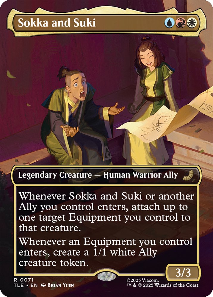 kurohitsuki's tweet image. Sokka Typal is going to be my new fav way to beat people up and I can’t wait

#Commander #MTGAmbassador #MTGCommander #MTGTLA