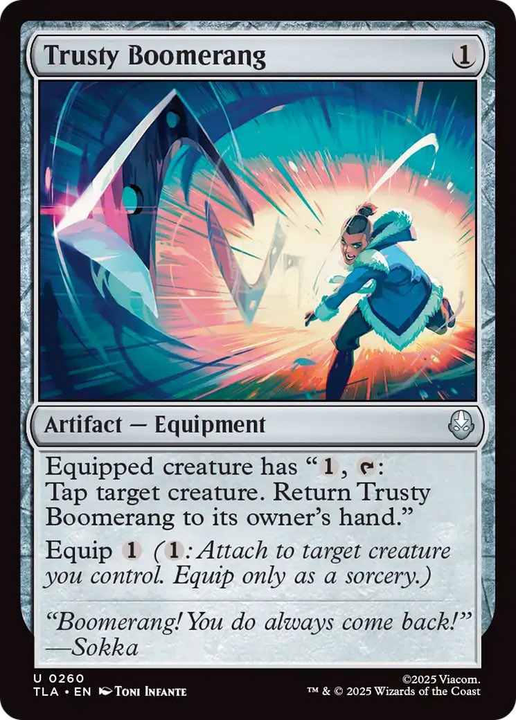 kurohitsuki's tweet image. Sokka Typal is going to be my new fav way to beat people up and I can’t wait

#Commander #MTGAmbassador #MTGCommander #MTGTLA