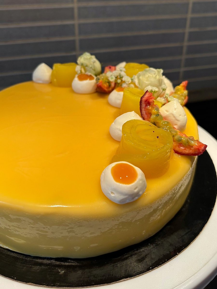 entremet mangue passion 🥭☀️