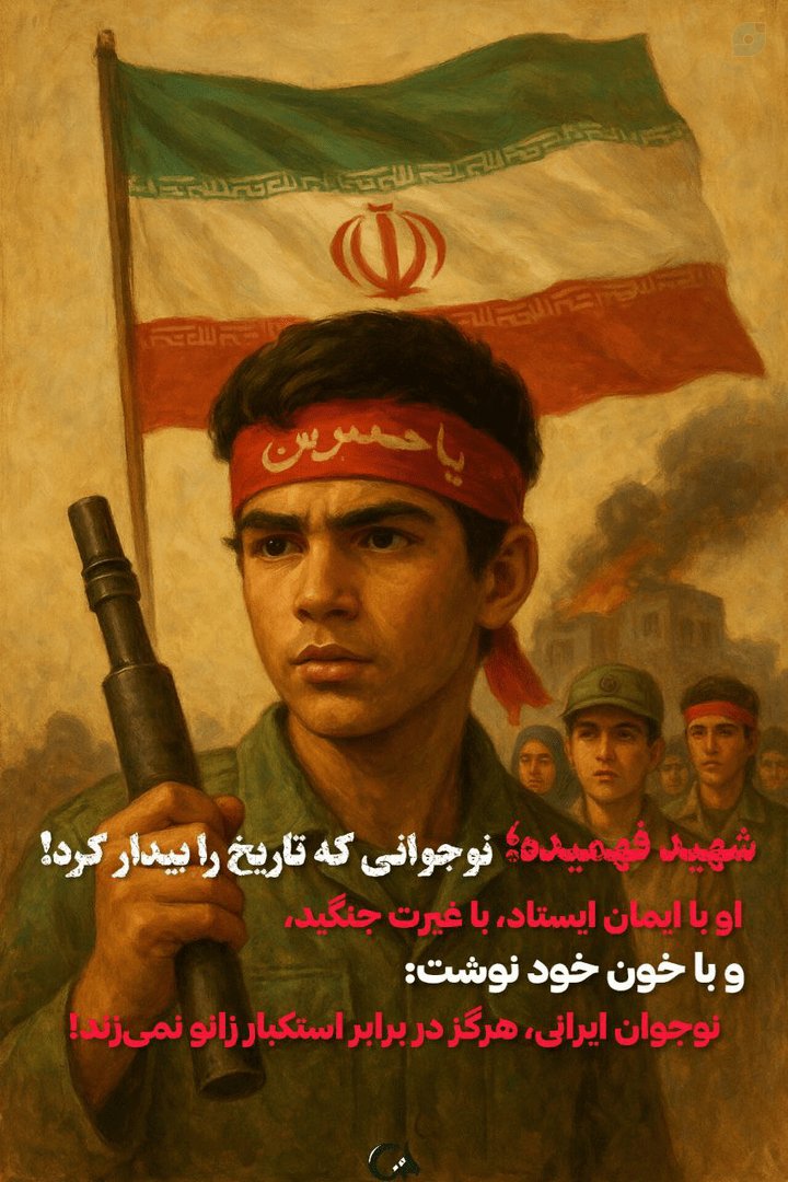 شهید فهمیده نوجوانی که تاریخ را بیدار کرد...
#مدرسه_بسیج
#مدرسه_عشق