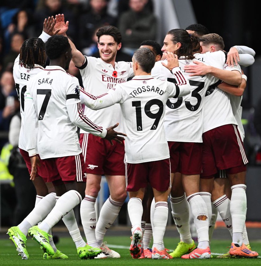 Arsenal’s results this season:

Man United 0-1 Arsenal ✅
Arsenal 5-0 Leeds ✅
Liverpool 1-0 Arsenal ❌
Arsenal 3-0 Nottingham Forest ✅
Athletic Club 0-2 Arsenal ✅
Arsenal 1-1 Man City 🤝
Port Vale 0-2 Arsenal ✅
Newcastle 1-2 Arsenal ✅
Arsenal 2-0 Olympiacos ✅
Arsenal 2-0