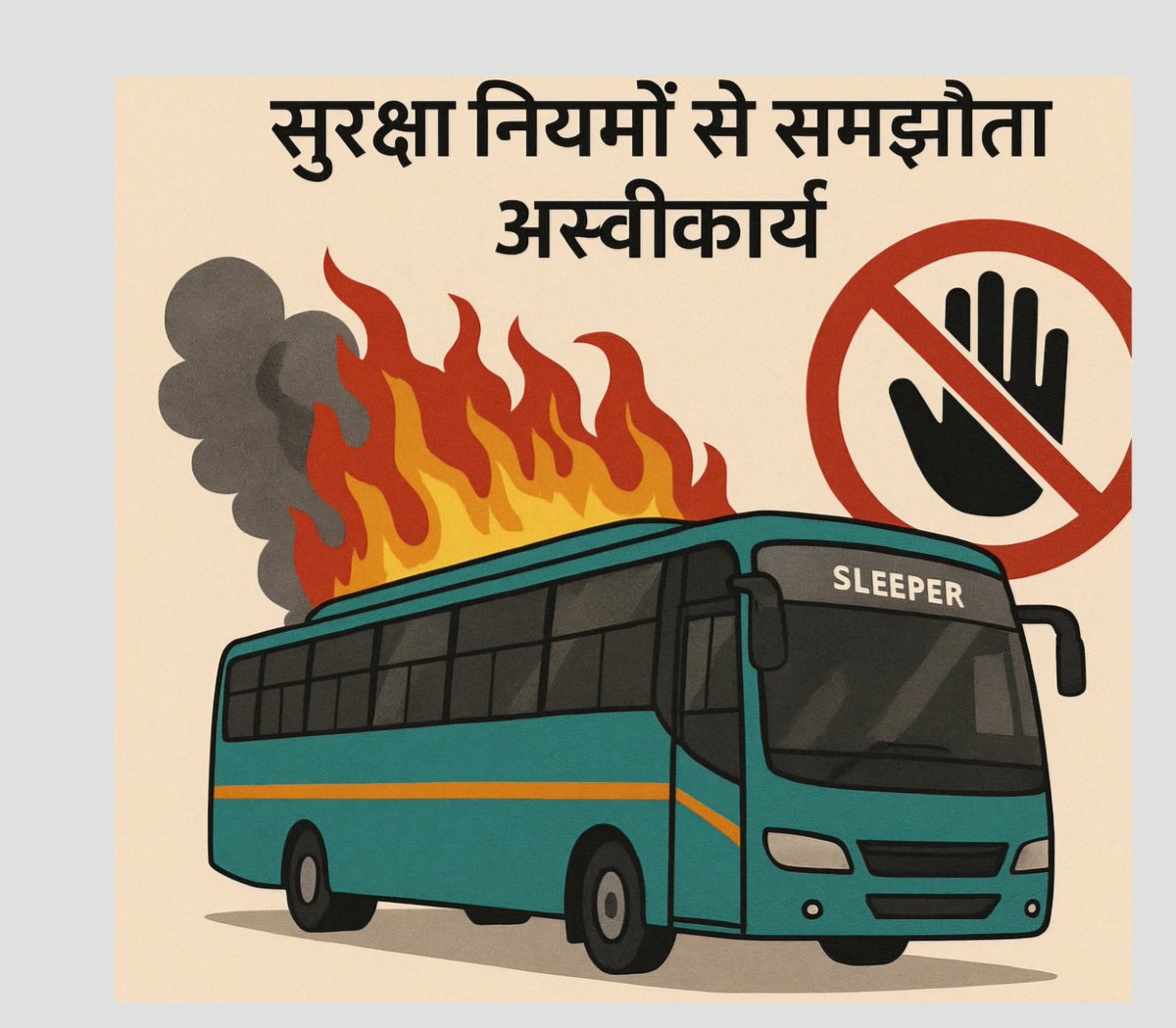 #वीडियोकोच    सवारियों की जान से बड़ा कोई मुनाफ़ा नहीं — ourpatriotsindia.blogspot.com/2025/11/blog-p…