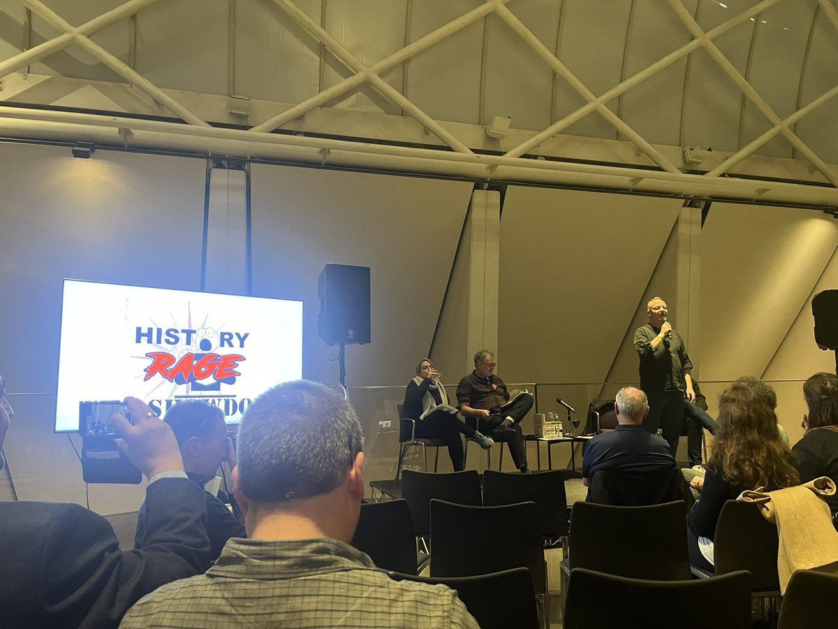 <a href="/HistoryRage/">History Rage Podcast</a> live at the <a href="/I_W_M/">Imperial War Museums</a> 😅 funny and insightful