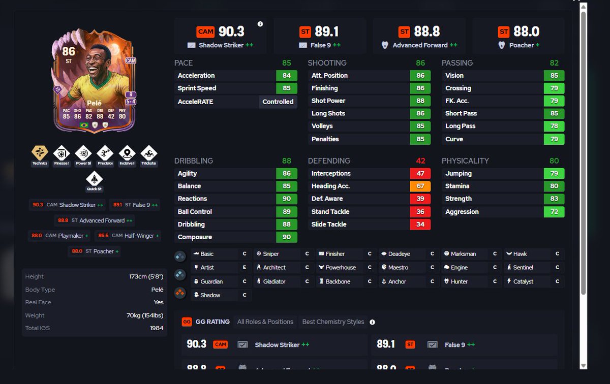 Pele in the evo also looks crazy 🇧🇷

Remember once you put him in this evo, you are able to continue evo'ing him like other cards for the rest of FC 26