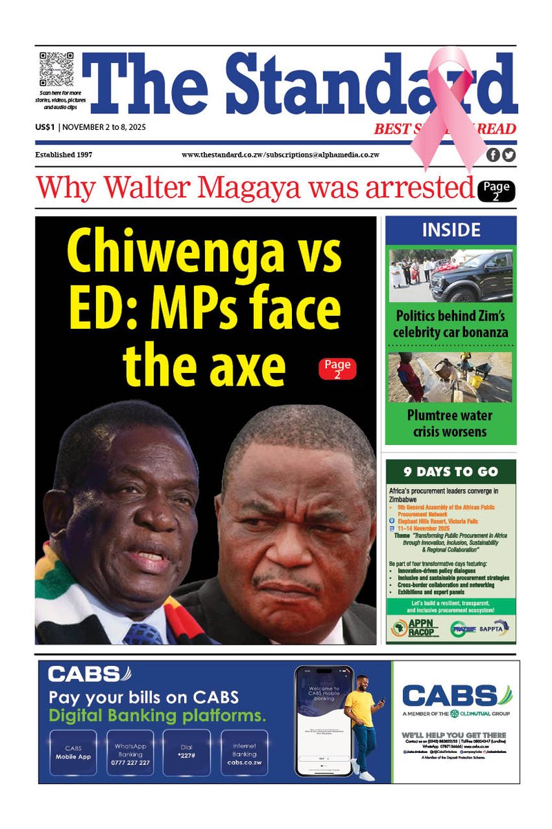 🔵The Best Sunday Read is here...

digital.amh.co.zw/newsday-5

Follow our WhatsApp Channel for more updates and Breaking news: ⤵️

whatsapp.com/channel/0029Va…

#TheBestSundayRead