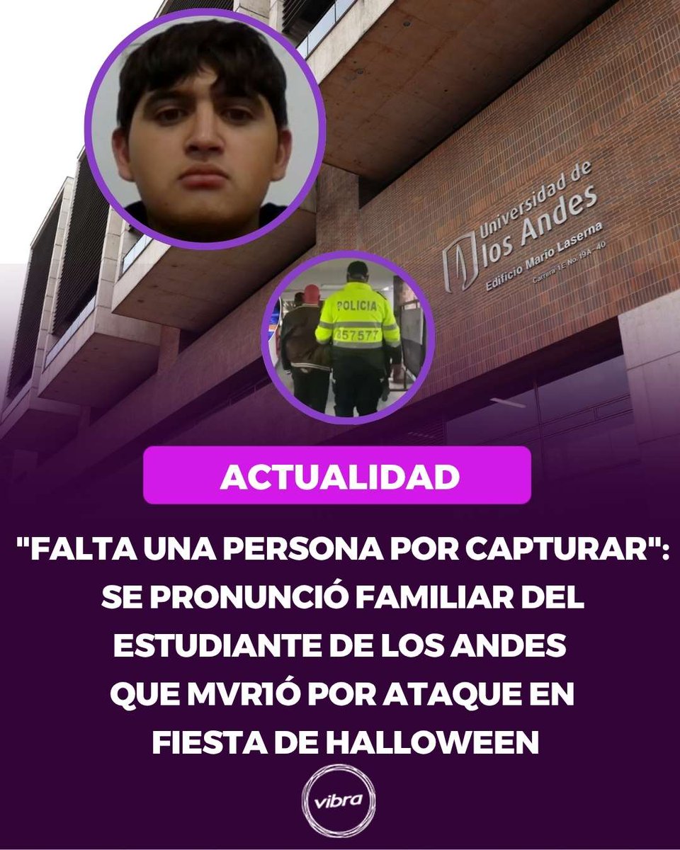 vibra_co's tweet photo. Se revelaron nuevos detalles que serían de suma importancia para la investigación de lo sucedido con Jaime Esteban Moreno. Esto se sabe 😱 👀 #Estudiante #Andes #actualidad #murio #halloween #fiesta
Detalles aquí: https://t.co/louNOPhoqD https://t.co/xW1X9cm3zO