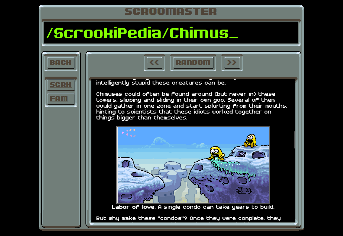 Scroogooch's tweet photo. been working on the SCROOKIPEDIA! if you want an in-depth guide to the idiots that live on Planet Scremp, this is where it's at. there's lotsa stuff on there you can't find anywhere else, so everybody can get something out of it. check it out!
https://t.co/gQURE03l0v https://t.co/L25qcxawTf