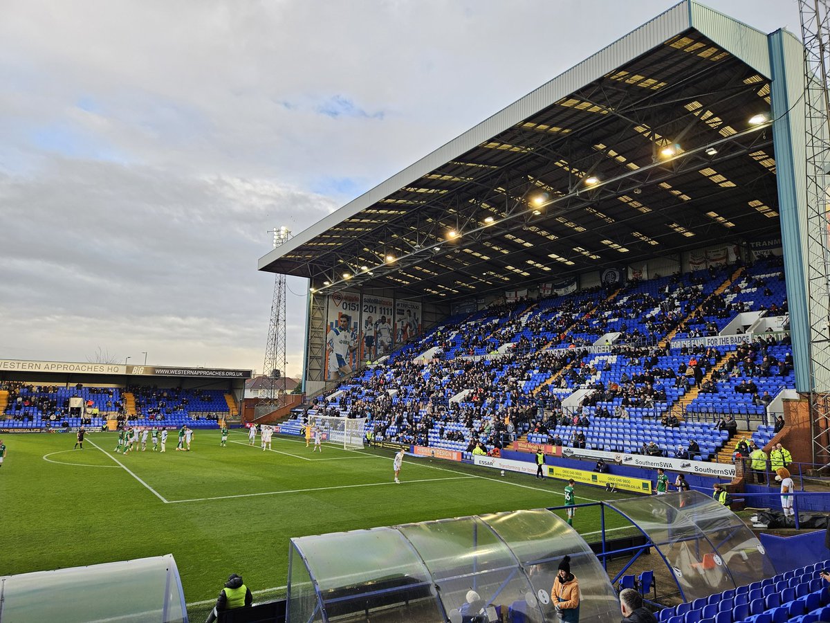 NiklassonM's tweet photo. Tranmere Rovers FC - Stockport County FC på Prenton Park i FA Cup   First Round. 1-3 och ca 5000 åskådare.
#groundhopping https://t.co/PF1Vqf40JQ