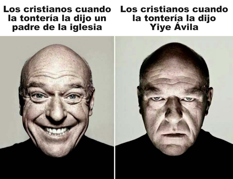 A propósito de este tuid, me acabo de topar con este meme que hice en 2023. Parece que mi discurso sigue siendo el mismo contra la doble vara de medir 😂