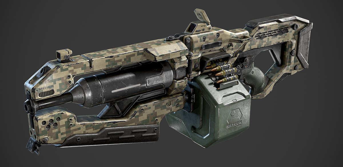 AAAGameArt's tweet image. Futuristic 3D weapon model by AAA Game Art Studio ⚙️
High-poly design, detailed textures, and military-grade realism.
aaagameartstudio.com/gun-3d-model-w…

#3DArt #WeaponDesign #GameDev #HardSurface #3DModeling #GameAsset #AAAGameArtStudio