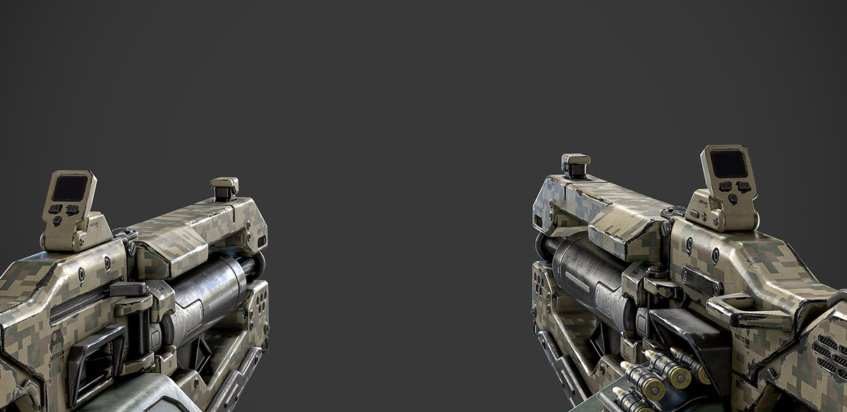AAAGameArt's tweet image. Futuristic 3D weapon model by AAA Game Art Studio ⚙️
High-poly design, detailed textures, and military-grade realism.
aaagameartstudio.com/gun-3d-model-w…

#3DArt #WeaponDesign #GameDev #HardSurface #3DModeling #GameAsset #AAAGameArtStudio