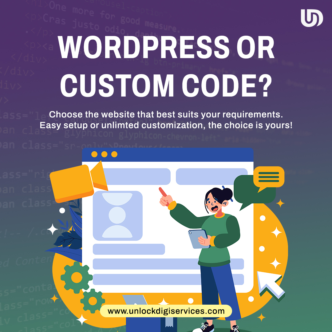 UD_digiservices's tweet image. WordPress 🏗️ or Custom Code 💻? Your website&apos;s future depends on this choice—pick easy setup OR unlimited power!

#WordPress #WebDevelopment #CustomCode #NoCode #BusinessGrowth