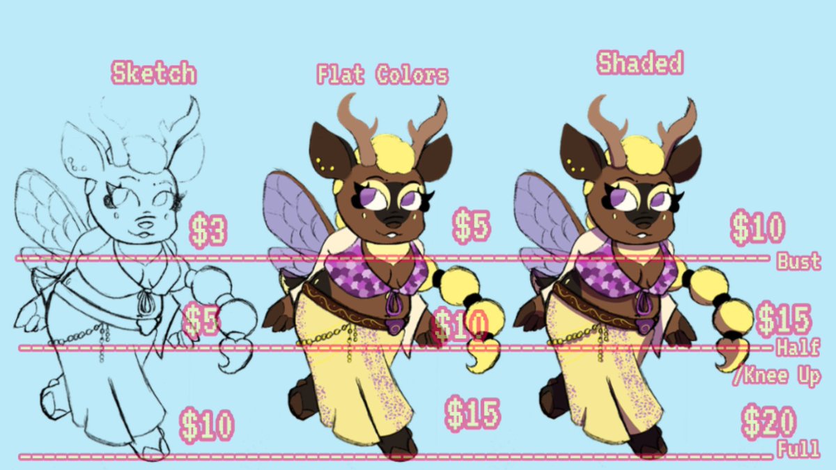 HoneyrustStudio's tweet photo. TO CELEBRATE MY BIRTHDAY,
FROM NOW TO NOVEMBER 19TH, YOU CAN USE THE CODE “BIRTHDAY” ON KOFI TO GET %15 OFF ANY COMMISSION ORDERS!!

LINK BELOW https://t.co/UAofC1GStN