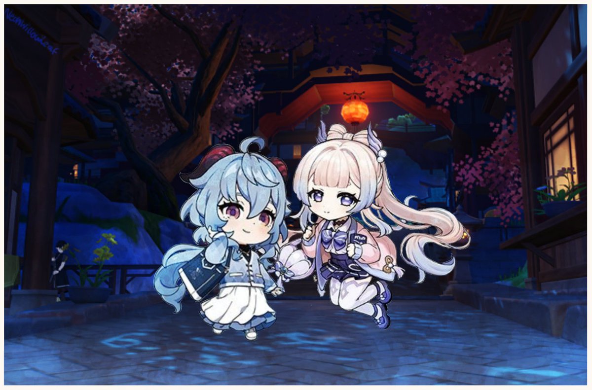 #kokoyu #gankomi #ganyu #kokomi #GenshinImpact