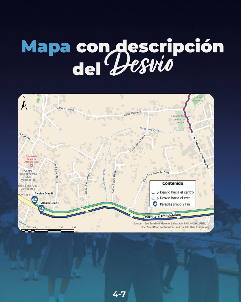 El 4 de noviembre, habrá cierres desde Santa Teresa hasta la Junta Comunal, de 7:00 a.m. a 8:00 p.m., por los Desfiles Patrios.
🚌 Rutas de Metro Los Andes, Villa Zaita y Ciudad Bolívar operarán con desvíos temporales.
¡MiBus contigo en estas fiestas de orgullo nacional! 🇵🇦🎉