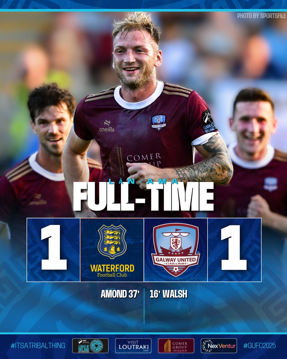 90' | FULL TIME

We finish level in the RSC!

United have secured their place in Premier Division football next season 🤩

A huge thank you to the travelling fans for their support all season 👏

WAT 1 - 1 GAL

#ItsATribalThing | #UnitedAsOne | Away Partner: <a href="/NexVentur/">NexVentur</a>