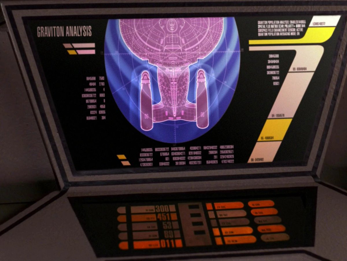 What a strange LCARS panel. "Preemptive Strike" #StarTrekTNG