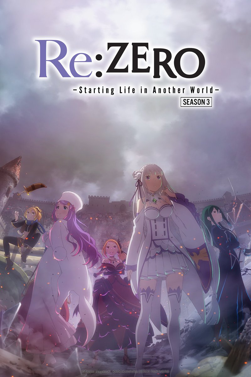 anime_en_espa's tweet image. Mañana llegara a @crunchyroll_es el doblaje de la temporada 3 de Re:zero