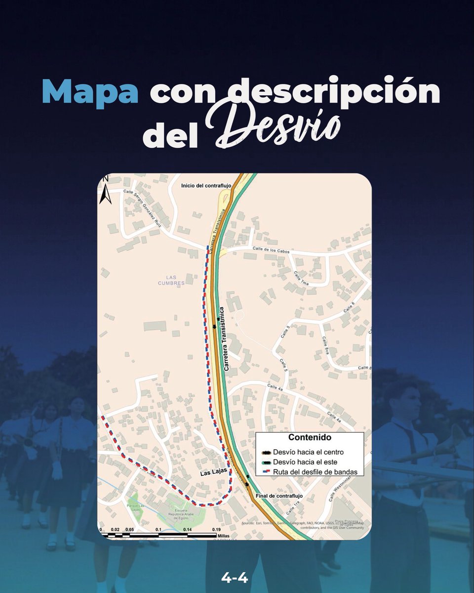 El 5 de noviembre, se realizarán los Desfiles Patrios desde Gonzalillo hasta Las Lajas, entre 7:00 a.m. y 8:00 p.m.
🚌 Todas las rutas aplicarán contraflujo temporal en la vía para mantener la movilidad.
¡Celebremos juntos con orgullo y respeto por nuestra patria! 🇵🇦❤️