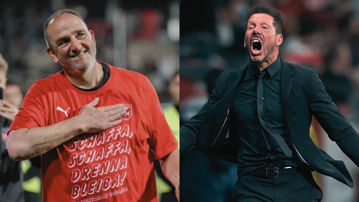 ⚽️2025 itibariyle hâlâ görevde olan en uzun süreli teknik direktörler:

1️⃣ Frank Schmidt – Heidenheim (2007– )
📌Schmidt, Heidenheim'ı Almanya'nın beşinci ligindeyken devraldı ve 2023'te Bundesliga'ya taşıdı.

2️⃣ Diego Simeone – Atlético Madrid (2011– )
3️⃣ Pep Guardiola –