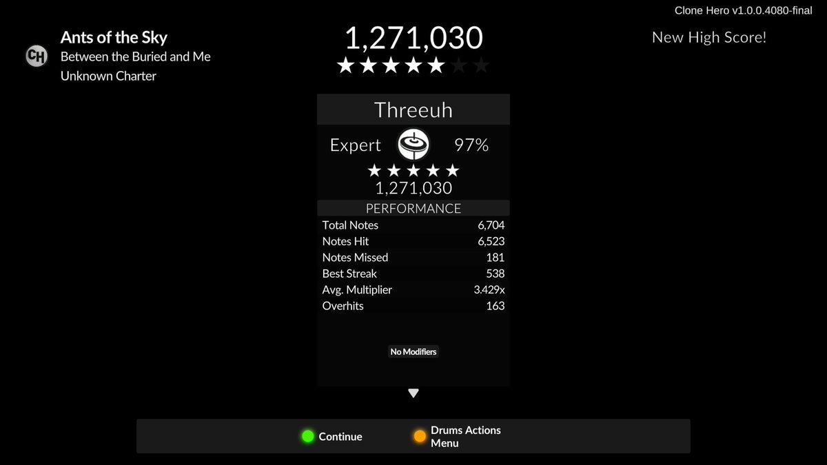 Threeuhh's tweet photo. I still definitely need improvement with my form and double bass but man it feels really good to see progress like this after about two months of playing. never thought i'd have so much fun playing drums and if you are on the fence I say go for it https://t.co/XVTbJMBdxw