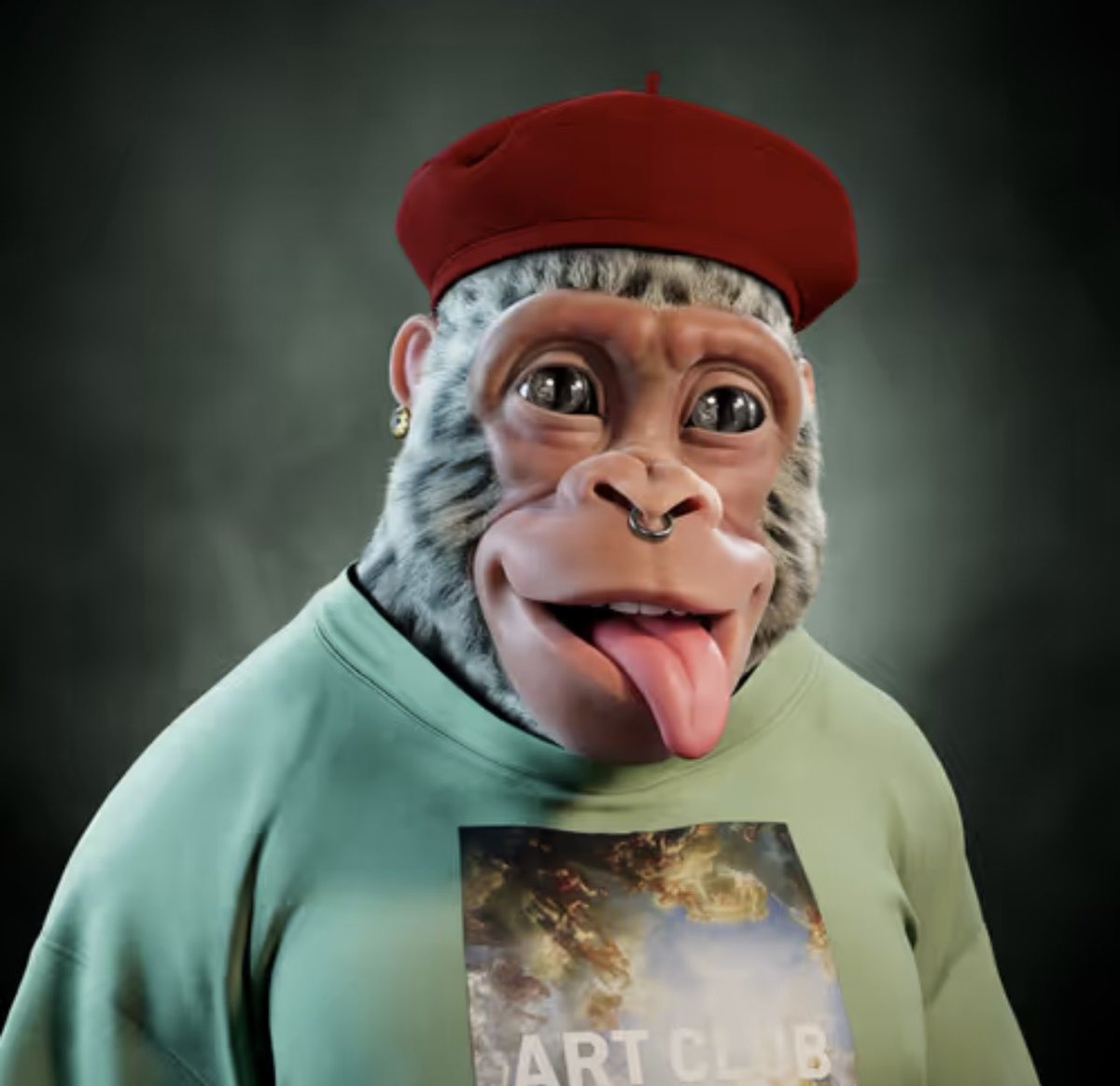 ChubbyAnalog's tweet image. Real art fans join the ART CLUB! 
@AlphaKongsClub